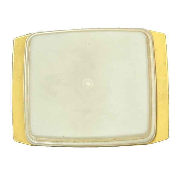 Tupperware Vintage‎ Deviled Egg Keeper Carrier Tray Lid Gold 723-3 722-3 665-3 - Picture 3 of 8